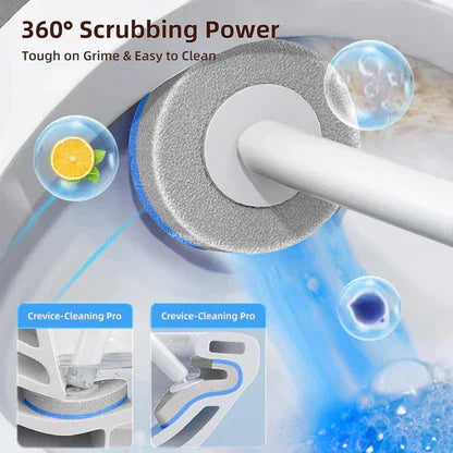 🚽Disposable Toilet Brush Set -with Built-In Cleaner & 60Refills🚽