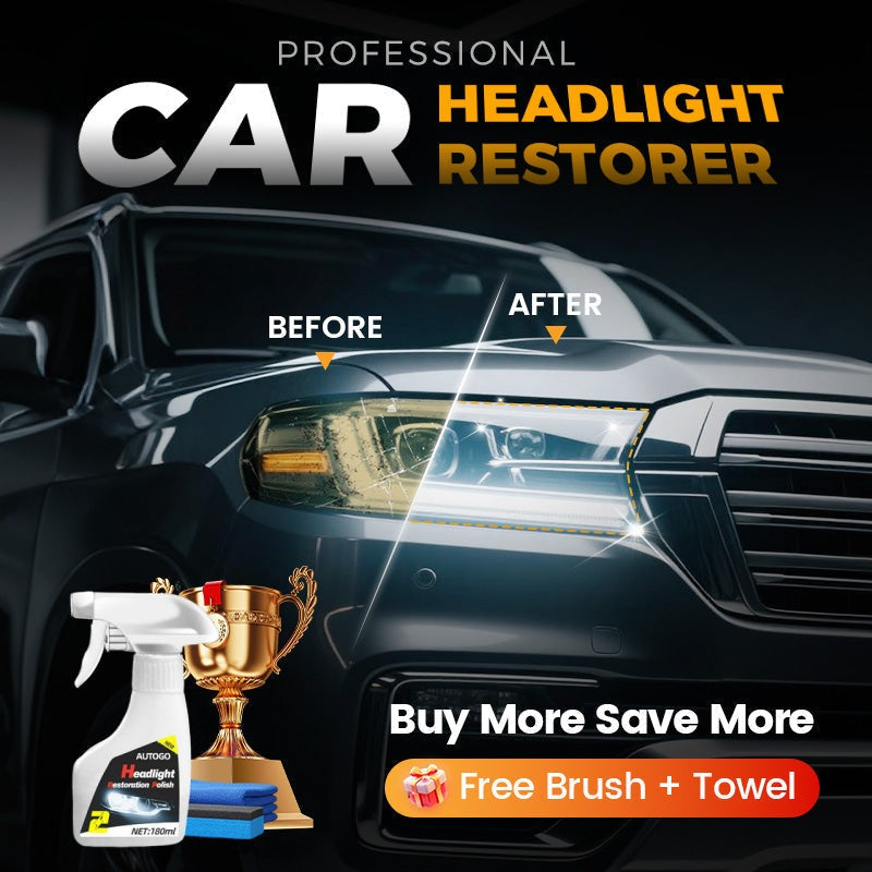 180ml Professional Car Headlight Restorer with Sponge