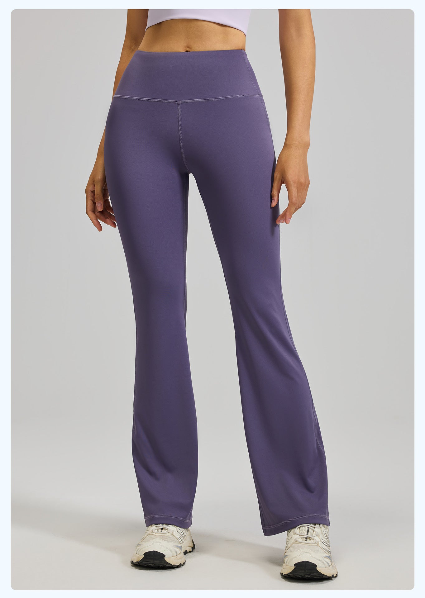 Cinched High Waisted Tummy Control Pocket Shaping Yoga Bootcut Leggings