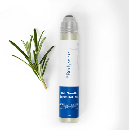 Be Bodywise Advanced Hair Growth Roll-On Serum | 3% Rosemary | 2% Aminexil | 3% Redensy l 2% Anagain | Precision Scalp Applicator | Paraben & Sulphate Free | Non oily and mess free